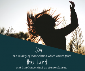 Joy in our relationship with God